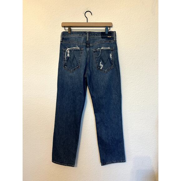 MOTHER The Tomcat Distressed Crop Jeans in Playing with Scissors - Picture 3 of 5